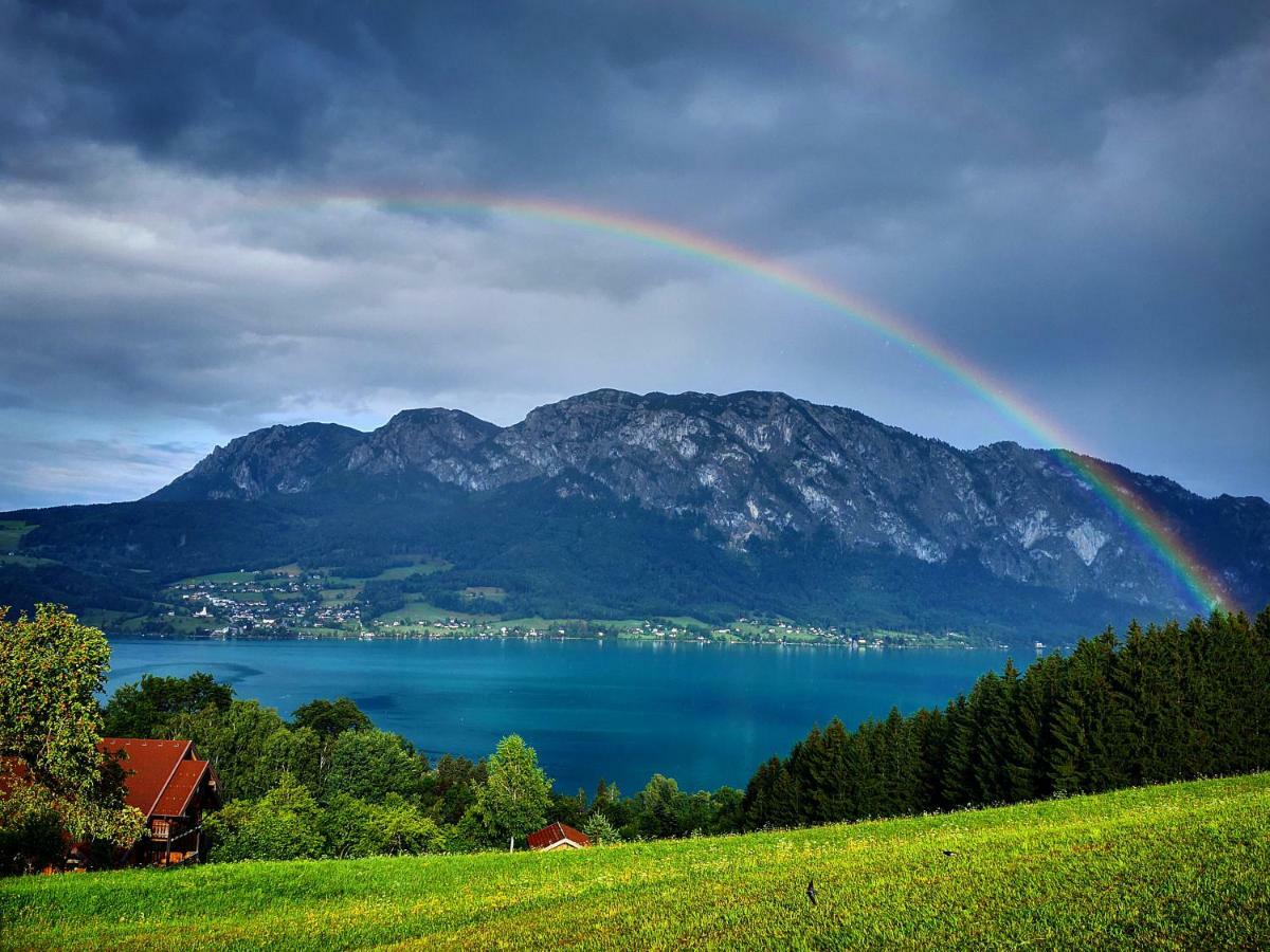 Ferienhof Margarethengut Vila Unterach am Attersee Exterior foto